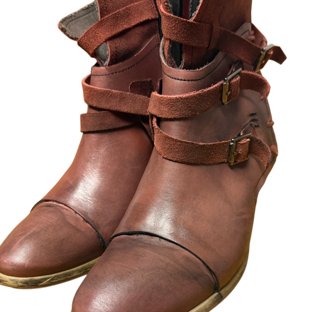 Burgundy Booties - Picture 7 of 7